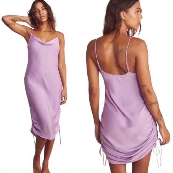 Free People Midnight Blue Day to Night convertible Slip Dress NWT - Picture 1 of 11